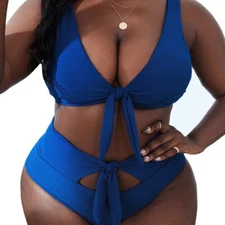 Push Up Bandage Oversized Female Split Swimwear Bikinis Bathing Beachwear