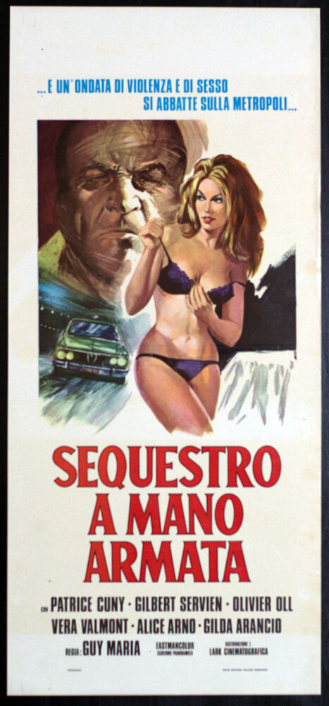 Locandina originale film SEQUESTRO A MANO ARMATA (1977) - Regia di Guy Maria