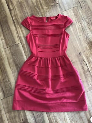 open lace back dress Le Maine Pleated Cowl Aline Dress main image 1