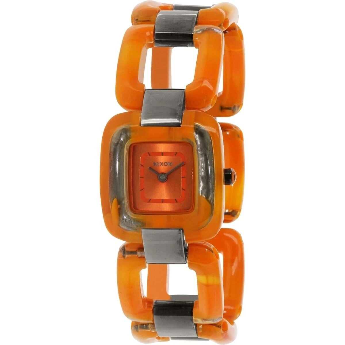 Nixon SiSi A248877 Women s Orange Surf Snowboard Quartz Watch eBay