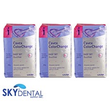 Cavex Color-Change Alginate Impression Material, Fast Set 500g 1-2 or 3 Bags 