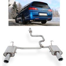 FOX Sportauspuffanlage ab Kat je 1x100mm schräg Honda Accord VII Typ CM2 Tourer