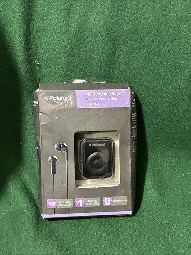 NUOVA clip sportiva integrata lettore musicale Polaroid 2 GB PMP80-2 ~ SCATOLA APERTA