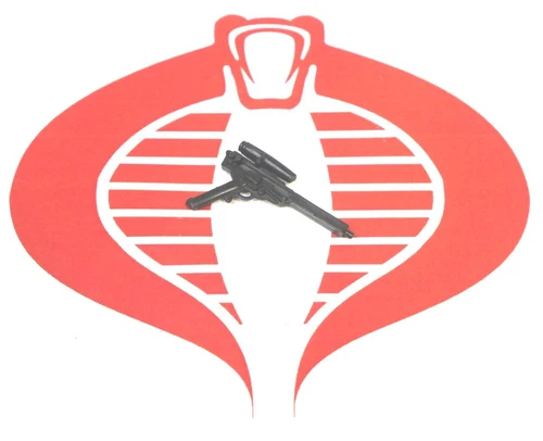 GI Joe Weapon TOMAX XAMOT Hand Gun 1985 Original Figure Accessory