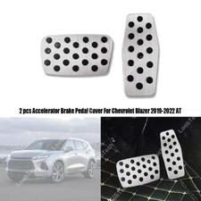 For Chevrolet Blazer Alloy Foot Rest Pad Accelerator Brake Pedal Non-Slip Cover