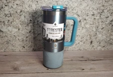Manna Forester Stainless Steel Mug 20 oz Two Tone Cloudy Sky and Calypso