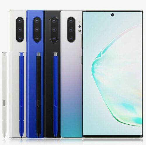 SAMSUNG GALAXY NOTE 10 PLUS 5G SM-N976U 256GB FULLY UNLOCKED GSM+CDMA Smartphone - Picture 1 of 9