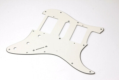 HSH Pickguard Parchment Typ2 fits 62'US-Vint./Mex. Fender Strat  