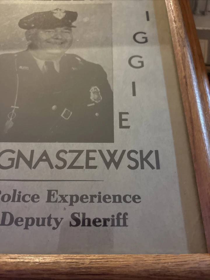 Pôster emoldurado vintage Erwin Ignaszewski para xerife Brattleboro Vermont Windham - Imagem 3 de 4