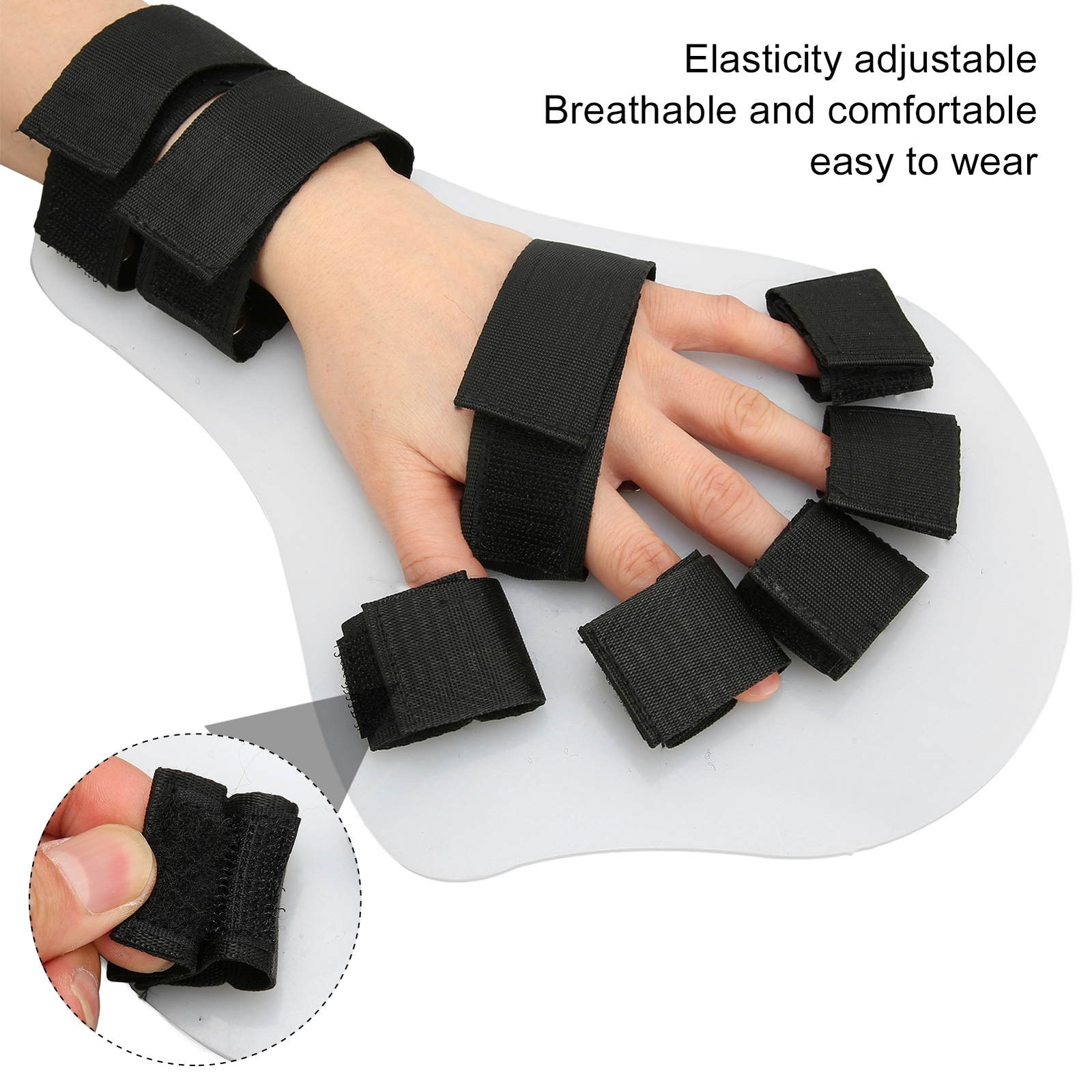 Hand Splint Finger Flexion Adduktion Korrektur Fixierung Rehabilitation Devi VKS
