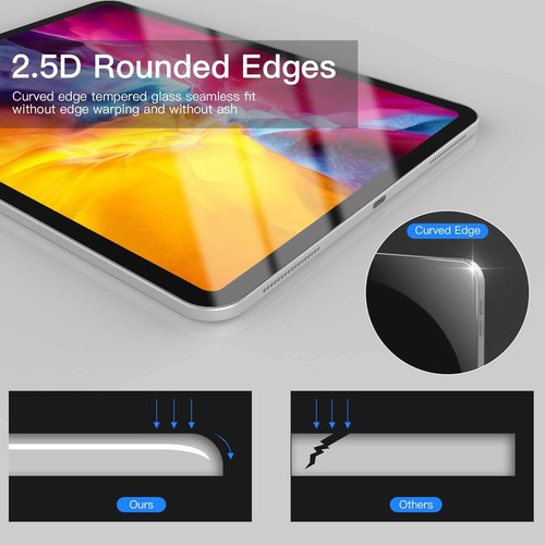 HD Tempered Glass Screen Protector for iPad Air (5th & 4th gen) / iPad Pro 11 - 第 11/12 張圖片