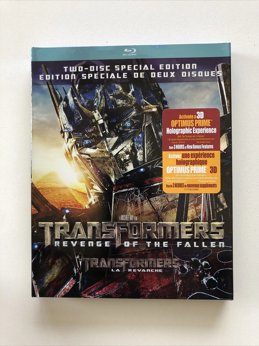 Transformers Revenge of the Fallen Blu ray 2 Disc Set 2009