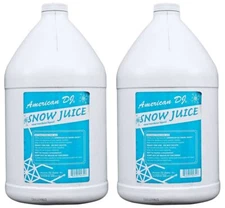 (2) American DJ Snow Gal Gallon of Snow Fluid for Snow Flurry Machine