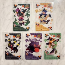 Pokemon Cafe Remix Clear Card Japanese All 5 Type Set Gengar Umbreon Mimikyu NM