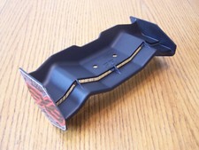 Arrma V6 Kraton 6s BLX EXB Black Rear Wing 224mm Spoiler AR480002 V1 thru V6