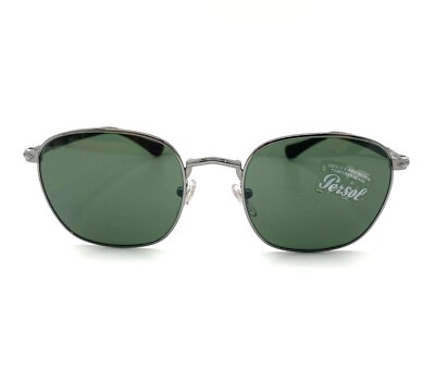 Persol PO2476S Sunglasses 513/31 Gunmetal/Green Lens 52mm | eBay display picture 2