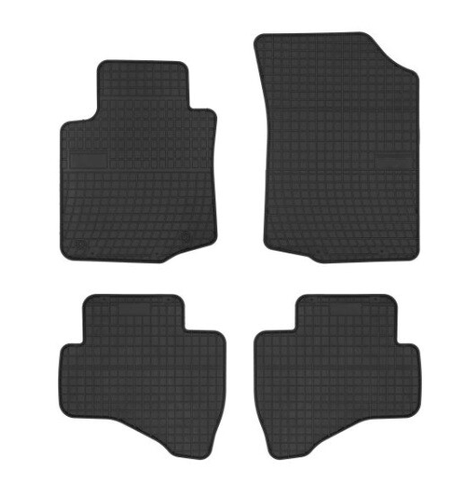 Tapis de sol Citroën C1 en caoutchouc noir pour vos trajets urbains quotidiens