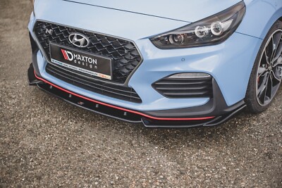 Frontspoiler ABS Schwarz Matt Frontspoiler Schwert Für Hyundai I30N – ABS Spoiler Mit ABE, Matt Schwarz Hyundai I30 N Fastback Felgen