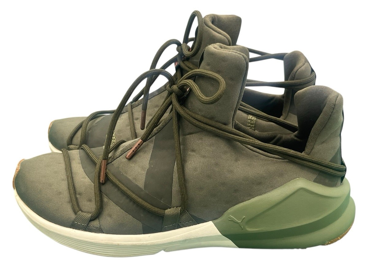 Puma Fierce Rope Running 19013601 Sneakers Shoes Women's Size 6 Olive Green  | eBay