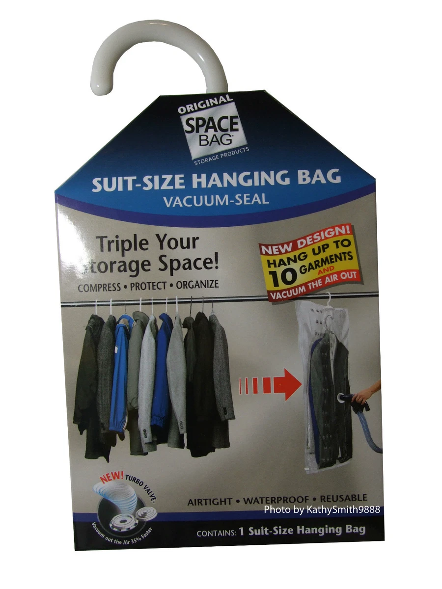 NEW Vacuum Sealing Hanging Suit Storage Bag. Free Shipping eBay