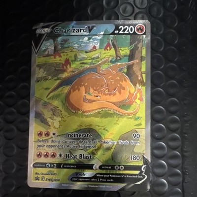 Pokémon Charizard V SWSH260 Promo Holo Sword & Shield 220HP