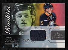 2015-16 Upper Deck Fleer Showcase Flair Row 0 Rookies Materials Jack Eichel 09n4