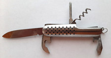 Silbernes Taschenmesser Multitool mit 5 Funktionen Taschen Messer Klappmesser Silbernes Taschenmesser Multitool mit 5 Funktionen Taschen Messer Klappmesser