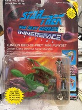 Star Trek The Next Generation Innerspace Klingon Bird of Prey Mini Playset