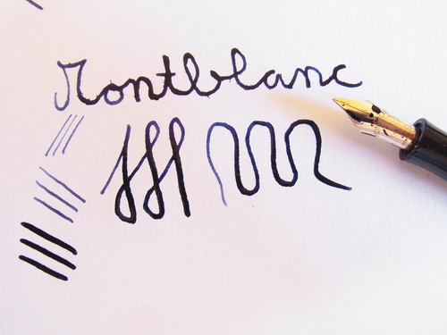 Excellent Early 1950´s MONTBLANC 244 / 244G Fountain Pen Flexy 14C M EF-BB - 第 3/11 張圖片