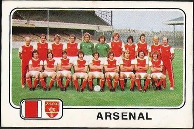 Panini Fußball 79 - #008 - Arsenal Team Foto