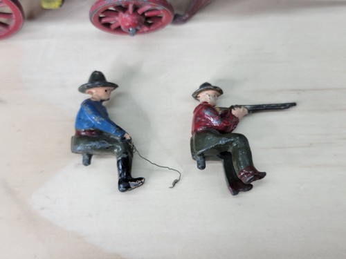 JOHILLCO WILD WEST STAGE COACH WAGON - COWBOY 1:48 Scale 1940's ERA Diecast - Picture 5 of 12