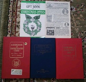 LOT of 5~Coin Collecting Guidebooks+ Vintage Yeoman+ 