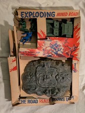 MPC Multiple Toymakers Exploading Mined Road Playset, 1960s, Working
