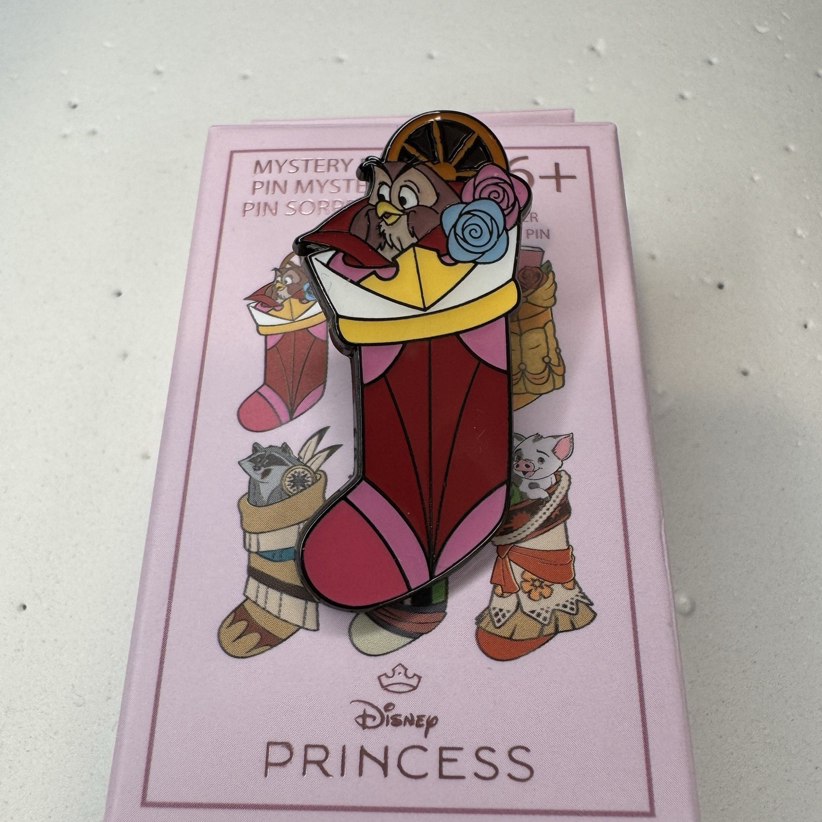 Disney Loungefly Aurora Sleeping Beauty Princess Sidekick Stocking Christmas Pin