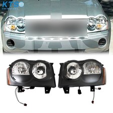 Fit For 2005-2007 Jeep Grand Cherokee Headlights Assembly Leftrigh Side Black Fit For 2005-2007 Jeep Grand Cherokee Headlights Assembly Leftrigh Side Black