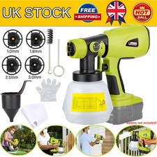 Cordless High Pressure Spray Gun Airless Paint Sprayer For Ryobi 18V Battery NEW