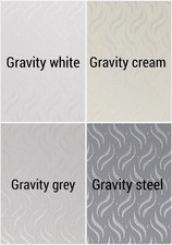 GRAVITY PVC Blackout Vertical Blind Replacement Slats 89mm Made to Measure 89mm