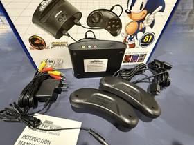SEGA GENESIS AtGames Classic Game Console 81 Games W/ 2 Controllers TESTED
