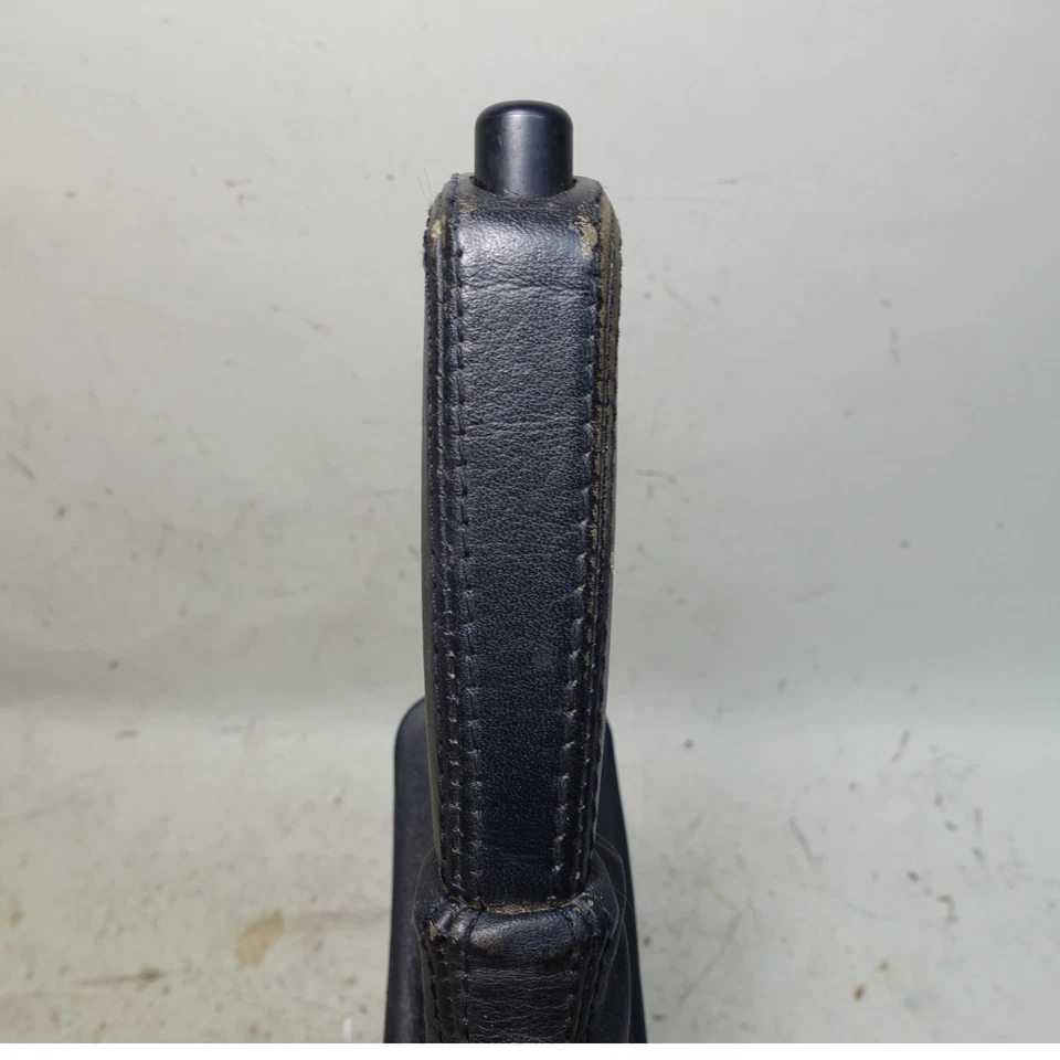 Mango de palanca de freno de mano de emergencia BMW E36 serie 3 cuero negro 1992-1999 OEM Foto 3 de 4