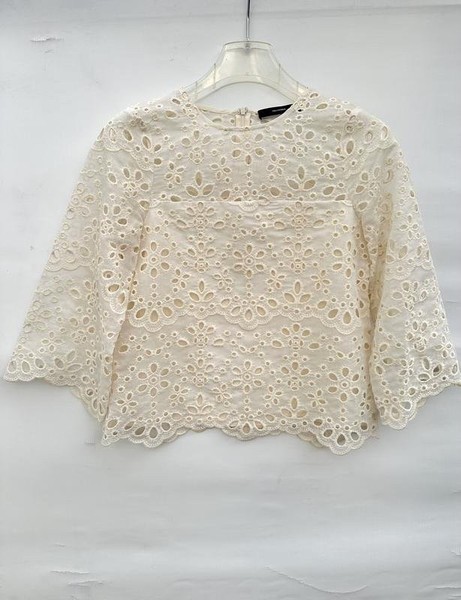 Women Hallhuber Shirt Beige Lace XS