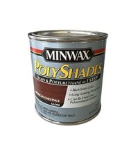 Minwax Polyshades Stain  Polyurethane AMERICAN CHESTNUT GLOSS 1/2pt New
