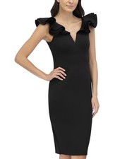 Eliza J Sleeveless Solid Mini Dress Women's