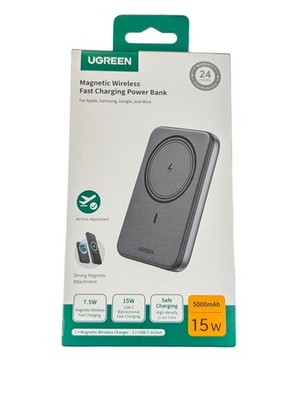 Cc6O1 Ugreen Magnetic Wireless Fast Charging 15W Power Bank 5000mAh OB Read 