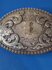 Nocona Brand Belt Buckle With The Letter L — photo 2