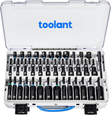 Impact Magnetic Nut Driver Set, 38Pcs Impact Driver Bit Set, Deep Nut Driver Set