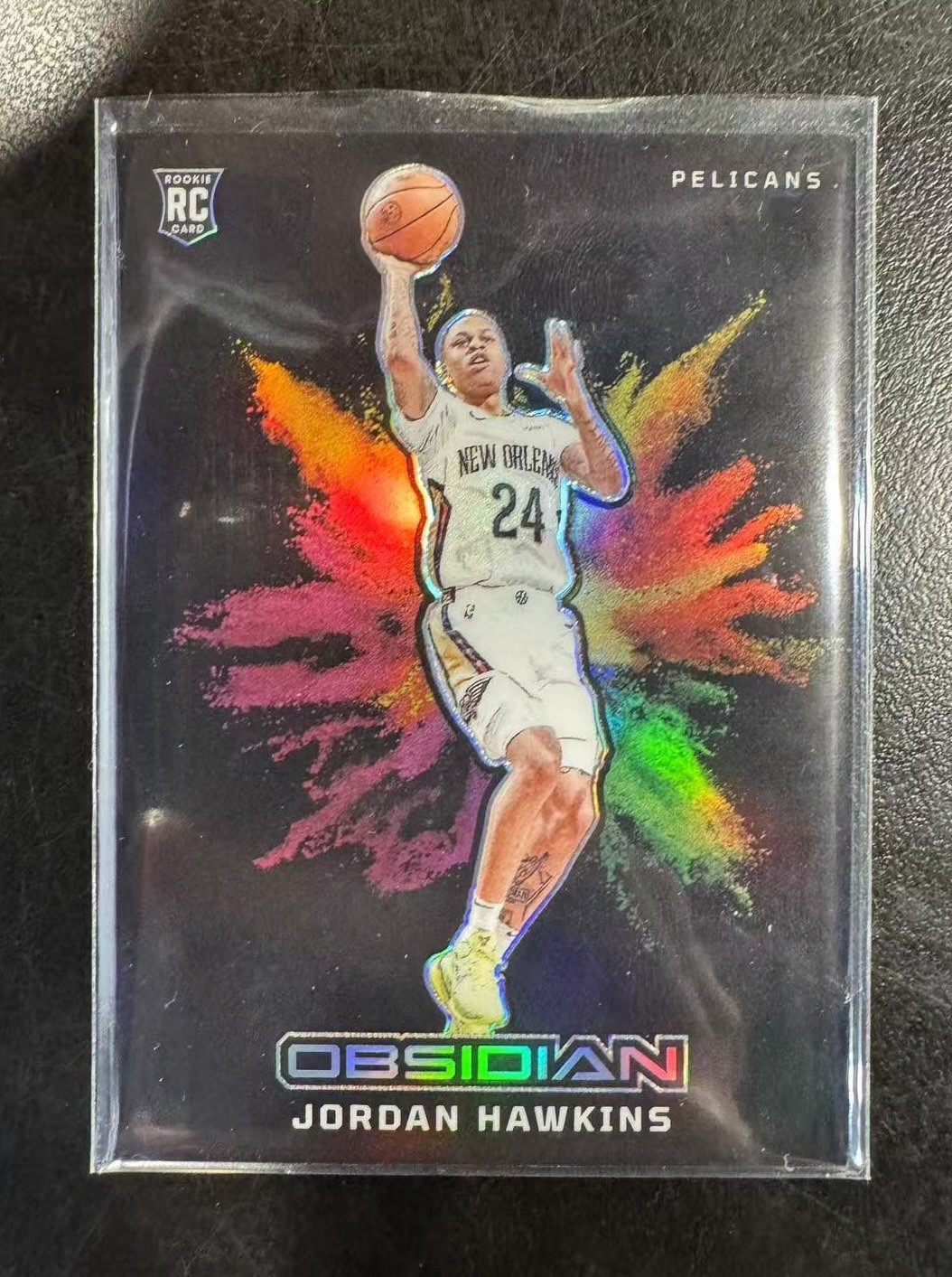 2023-24 Jordan Hawkins Panini Obsidian Black Color Blast SSP Rookie Case Hit🔥