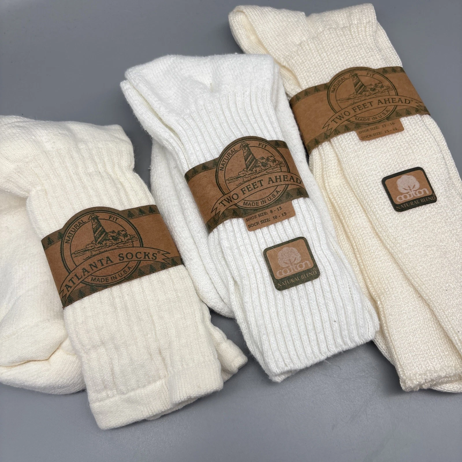 3 Pairs Mens Ankle Crew Sports Socks Cotton Low Cut Size 10-13 Vintage