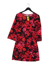 Linea A-Line Midi Dress UK10 in Black