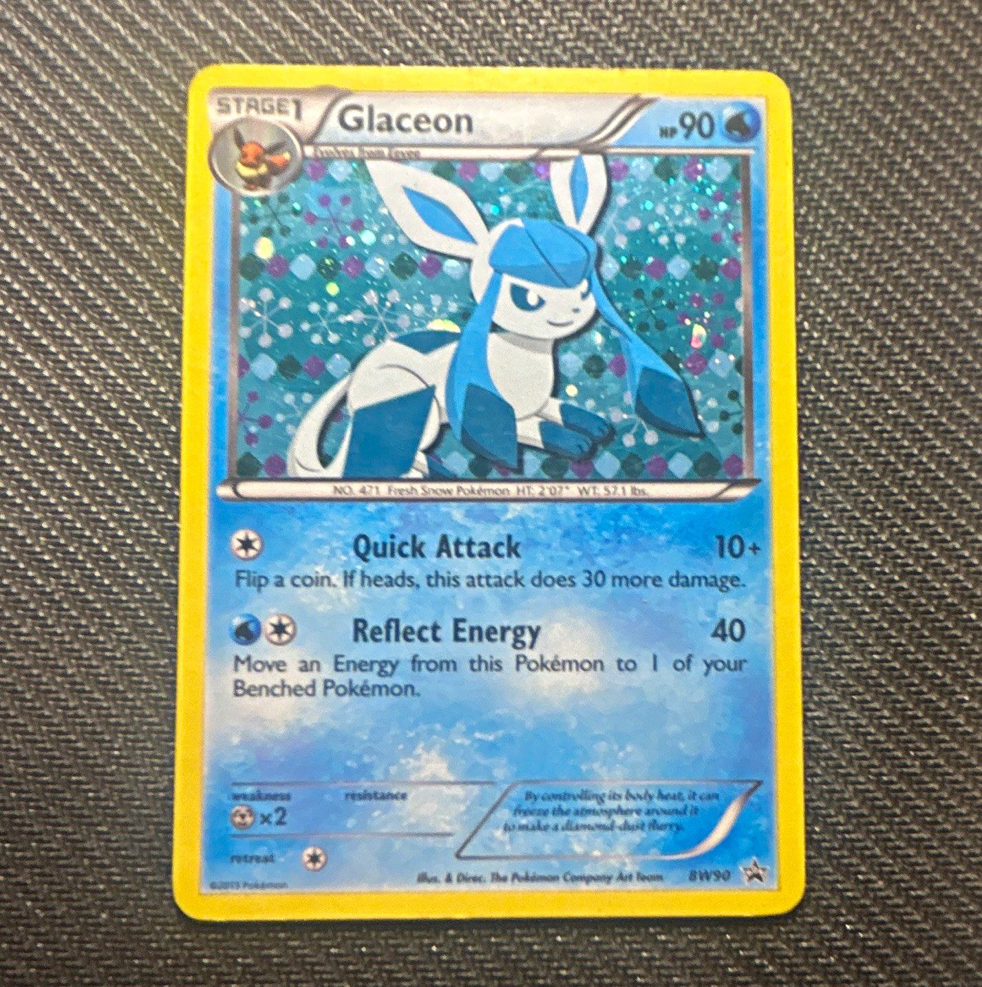 Glaceon BW90 Black & White Promo Holo LP-MP