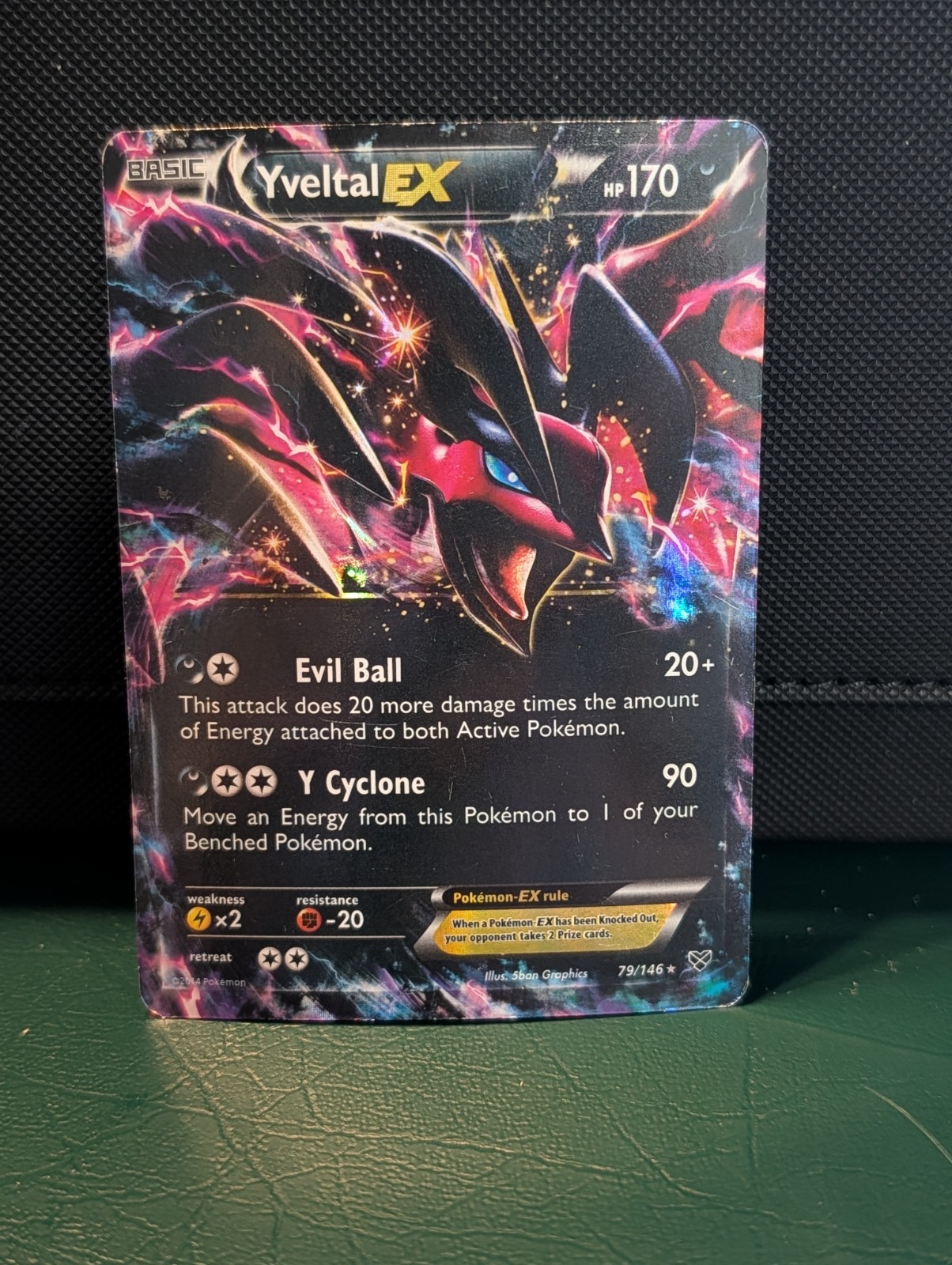Yveltal EX 79/146 Pokemon Card XY Base Set  *Ultra Rare*